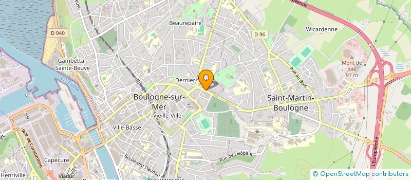 localisation de l'entreprise HAIR LOVER à BOULOGNE-SUR-MER