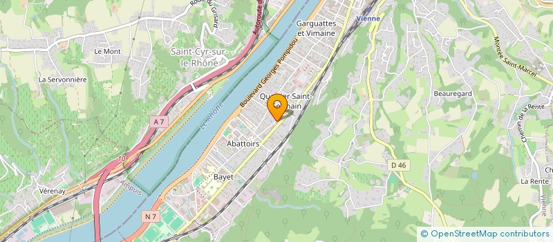 localisation de l'entreprise HAIR MAN  VIENNE