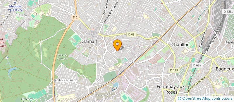 localisation de l'entreprise HAIR MONDIAL PARIS à CLAMART