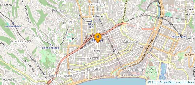 localisation de l'entreprise HAIR'N SKIN à NICE