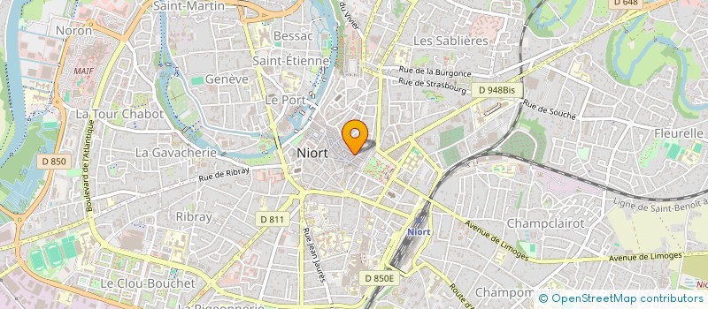 localisation de l'entreprise HAIR NIORT à NIORT
