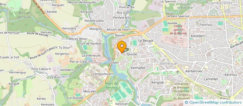 localisation de l'entreprise HAIR ON FLEEK à BREST