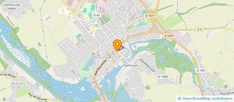 localisation de l'entreprise HAIR OSMOZ à PERONNE