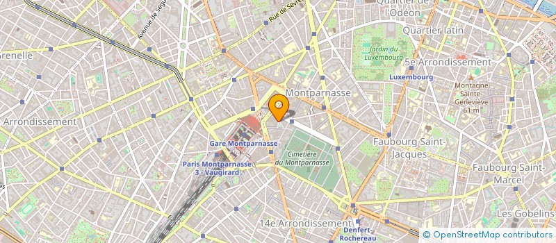 localisation de l'entreprise HAIR QUINET MONTPARNASSE  PARIS