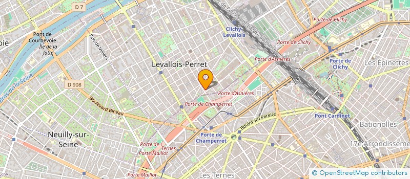 localisation de l'entreprise HAIR REUILLY à LEVALLOIS PERRET