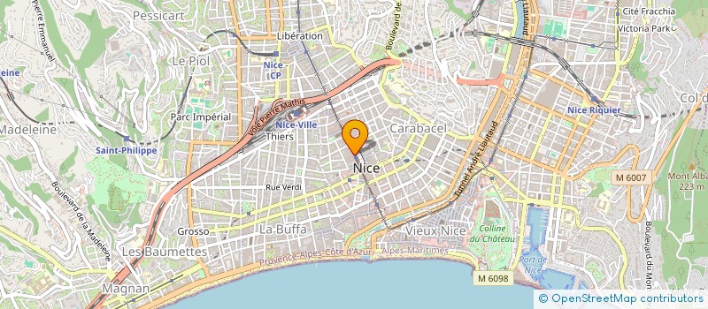 localisation de l'entreprise HAIR RIVIERA COMPAGNIE à NICE