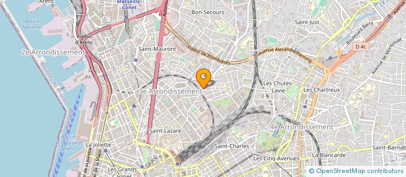 localisation de l'entreprise HAIR'S DIAMOND  MARSEILLE