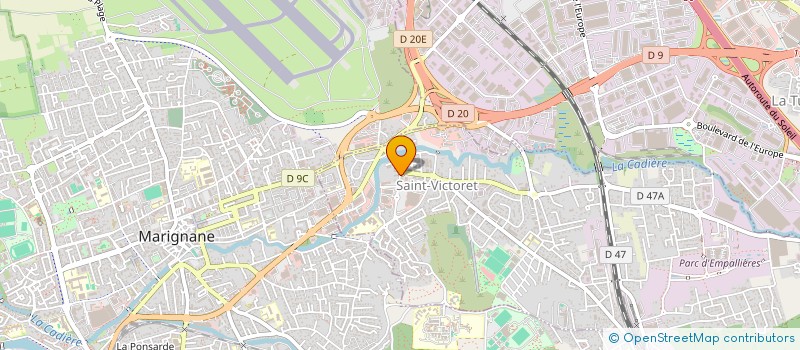 localisation de l'entreprise HAIR SHOP  SAINT-VICTORET