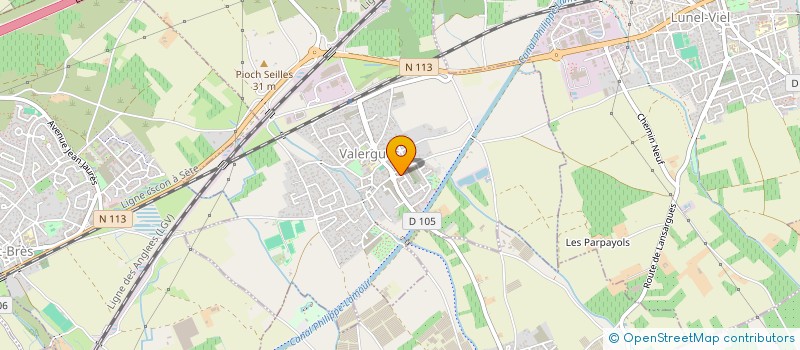 localisation de l'entreprise HAIR SIGNATURES  VALERGUES