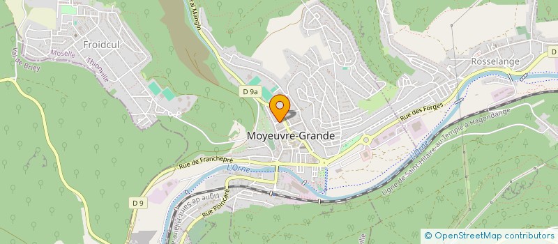 localisation de l'entreprise HAIR SOFT  MOYEUVRE-GRANDE