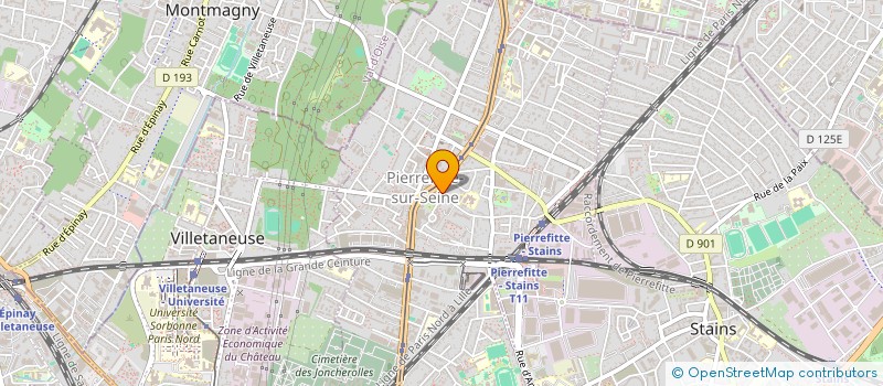 localisation de l'entreprise HAIR'SOURIIS à PIERREFITTE-SUR-SEINE