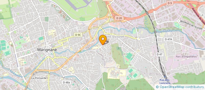 localisation de l'entreprise HAIR SPA  SAINT-VICTORET