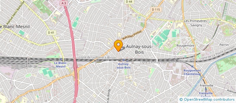 localisation de l'entreprise HAIR STAR BARBERSHOP à AULNAY-SOUS-BOIS