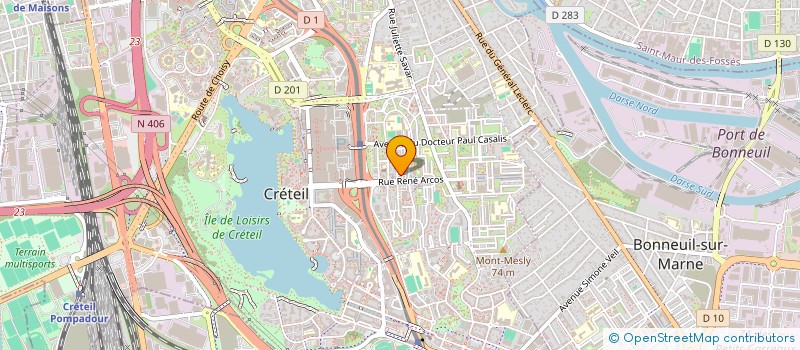 localisation de l'entreprise HAIR STUDIO BY.I  CRETEIL