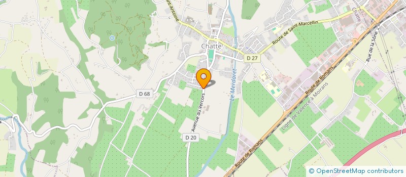 localisation de l'entreprise HAIR STYLE  SAINT-MARCELLIN