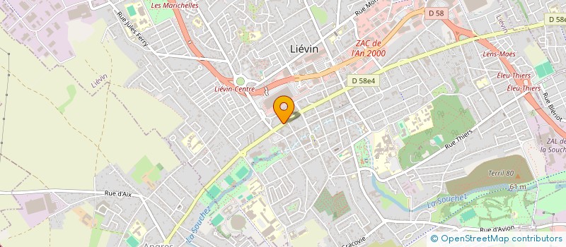 localisation de l'entreprise HAIR STYLE IS  LIEVIN