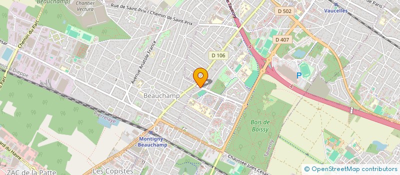 localisation de l'entreprise HAIR TAVERNY à TAVERNY