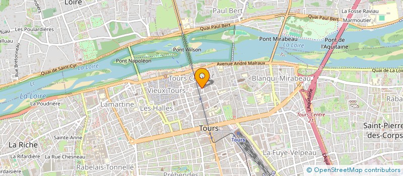 localisation de l'entreprise HAIR TOURS  TOURS