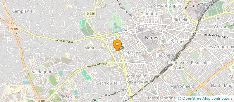 localisation de l'entreprise HAIR V  NIMES