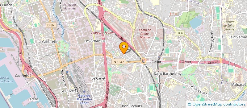 localisation de l'entreprise HAIRAPRIM RESTAURATION COLLECTIVITE à MARSEILLE 14EME
