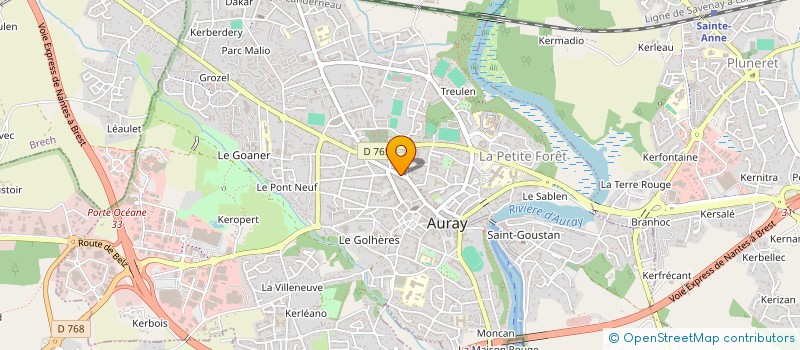 localisation de l'entreprise HAIRBALZEN à AURAY