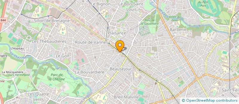 localisation de l'entreprise HAIRDREAM  SAINT-HERBLAIN