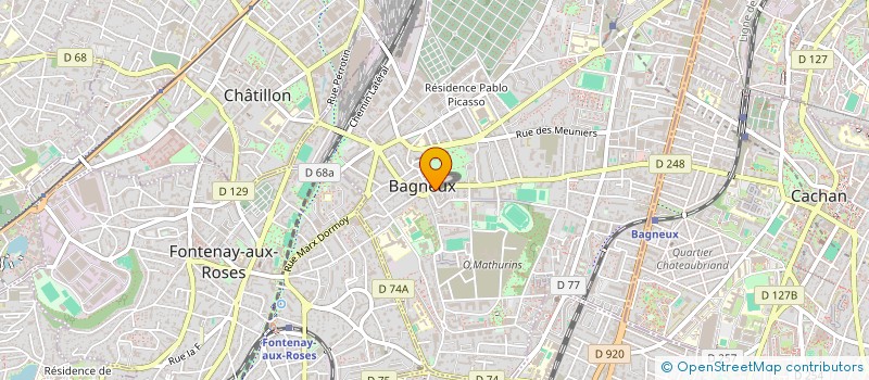 localisation de l'entreprise HAIRKAHLA à BAGNEUX