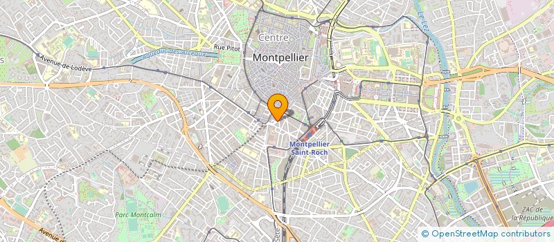 localisation de l'entreprise HAIRLIGHT à MONTPELLIER
