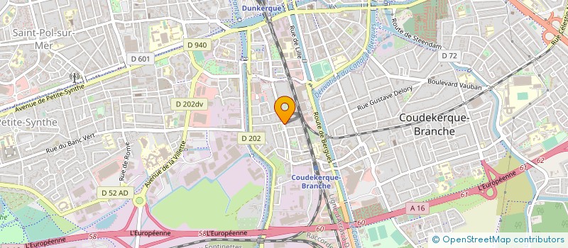 localisation de l'entreprise HAIRLY  COUDEKERQUE-BRANCHE