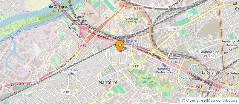 localisation de l'entreprise HAIRMINES & CO à NANTERRE