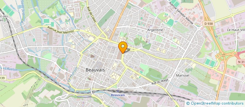 localisation de l'entreprise HAIRONG  BEAUVAIS