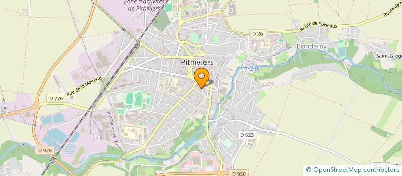 localisation de l'entreprise HAIRVY à PITHIVIERS