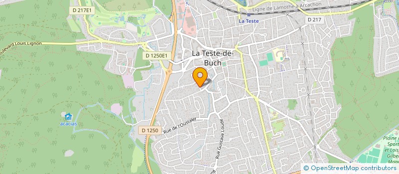 localisation de l'entreprise HAIRY 44 à LA TESTE-DE-BUCH