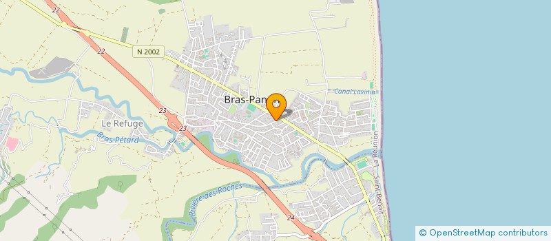 localisation de l'entreprise HAIRY TALE COIFFURE  BRAS-PANON