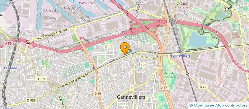 localisation de l'entreprise HAISHUN à GENNEVILLIERS