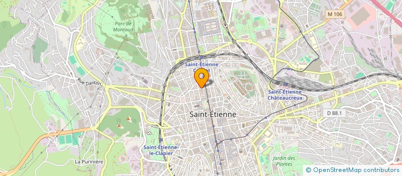 localisation de l'entreprise HAISSAR à SAINT-ETIENNE
