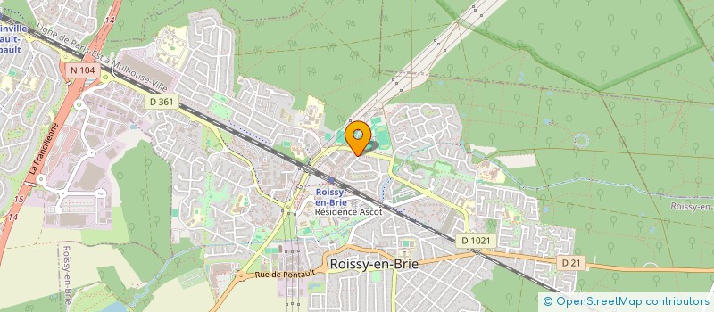 localisation de l'entreprise HAITI CARAIBE EXPRESS  ROISSY-EN-BRIE