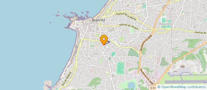 localisation de l'entreprise HAIZE à BIARRITZ