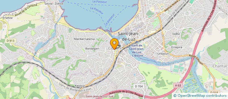 localisation de l'entreprise HAIZE ARIMA  CIBOURE