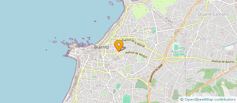 localisation de l'entreprise HAIZE CONSEIL à BIARRITZ