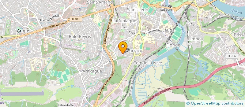 localisation de l'entreprise HAIZE EGOA à BAYONNE