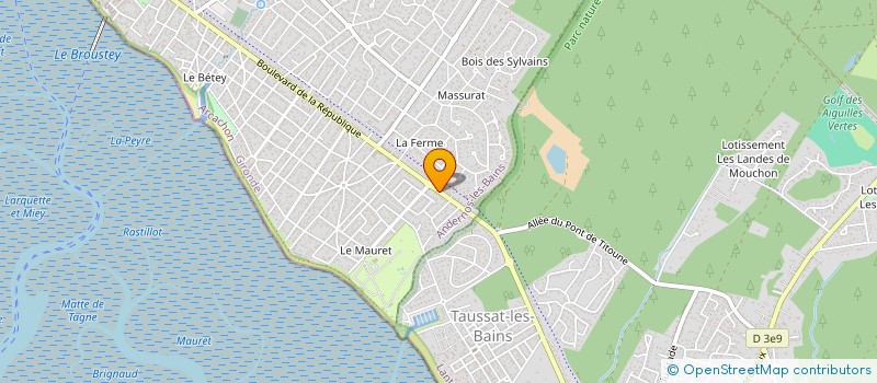 localisation de l'entreprise HAIZE HEGOA  ANDERNOS-LES-BAINS