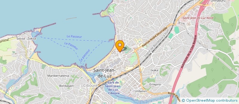 localisation de l'entreprise HAIZE SEMEAK à SAINT-JEAN-DE-LUZ
