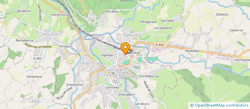 localisation de l'entreprise HAIZEAN  SAINT-JEAN-PIED-DE-PORT