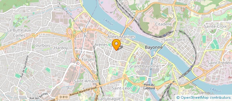 localisation de l'entreprise HAIZEBEGI à BAYONNE