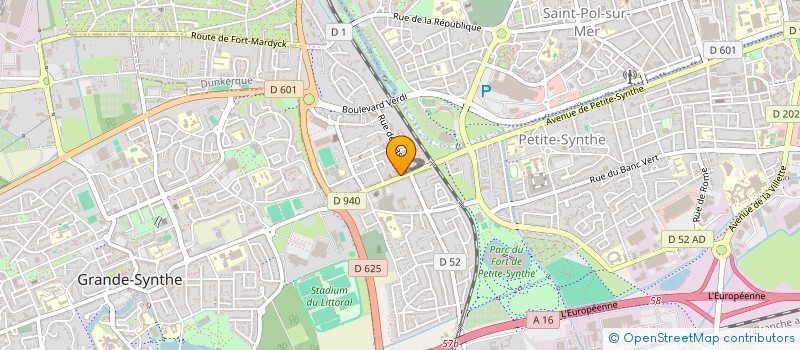 localisation de l'entreprise HAJA à DUNKERQUE