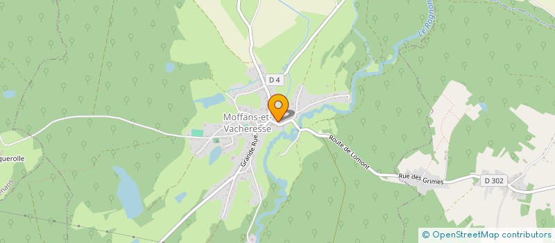 localisation de l'entreprise HAJAR ABC APP  MOFFANS-ET-VACHERESSE