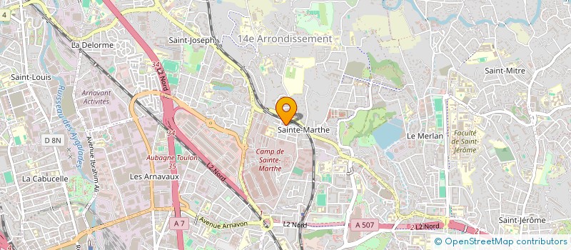 localisation de l'entreprise HAJAR EL HAMMOUCHE & CO à MARSEILLE