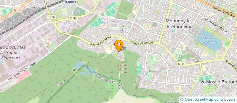 localisation de l'entreprise HAJC  MONTIGNY-LE-BRETONNEUX
