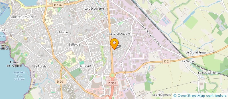 localisation de l'entreprise HAJE  SAINT-MALO